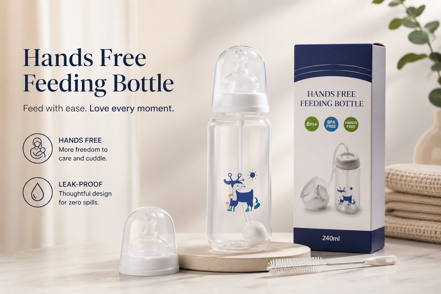HANDS FREE BABY BOTTLE